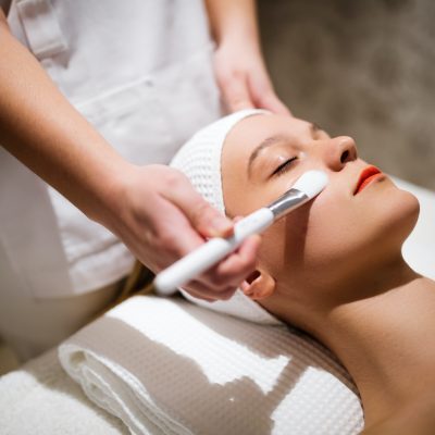 Skin care and cleanse therapy at massage